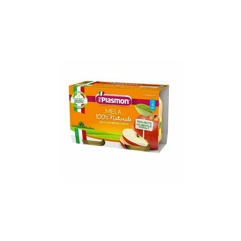 Plasmon Mela Purée de pomme homogénéisée (2x104g)