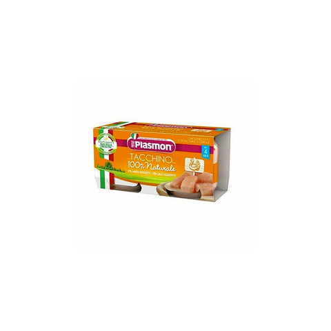 Plasmon Tacchino Purée de repas de dinde homogénéisée 2x80g