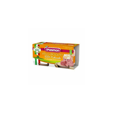 Plasmon Vitello e prosciutto Purée de Jambon de Veau Homogénéisé (2X80g)