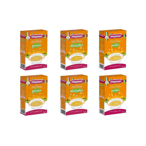 Paquet de test Plasmon Pastina nouilles pour bébés à partir de 6 mois 6x340g