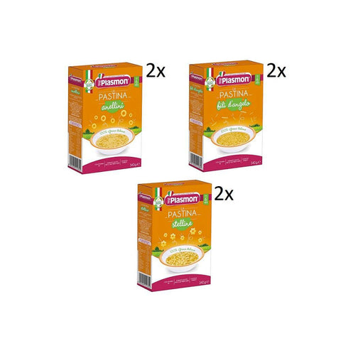 Paquet de test Plasmon Pastina nouilles pour bébés à partir de 6 mois 6x340g