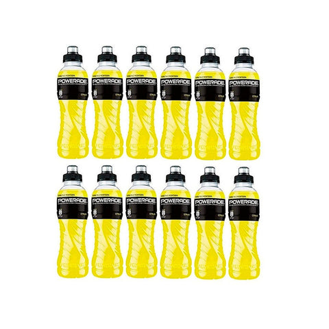 Powerade Energy Drink 12x50cl Powerade Limone Energy Drink Citrus Lemon 50cl 5000112567625