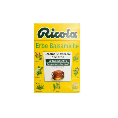 Ricola Erbe balsamiche bonbons rafraîchissants aux herbes balsamiques boîte 50g