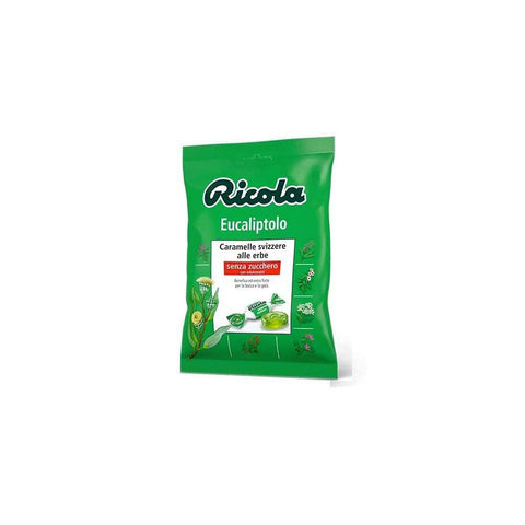 Ricola Eucaliptolo Bonbons rafraîchissants Eucalyptol et menthol 70g