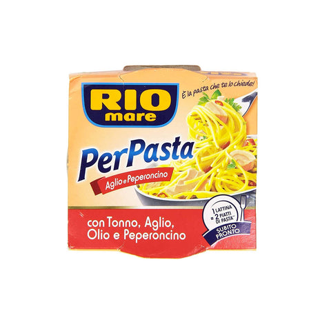 Rio Mare Per Pasta Aglio e Peperoncino Thon à l'huile d'olive avec ail et piment 160g