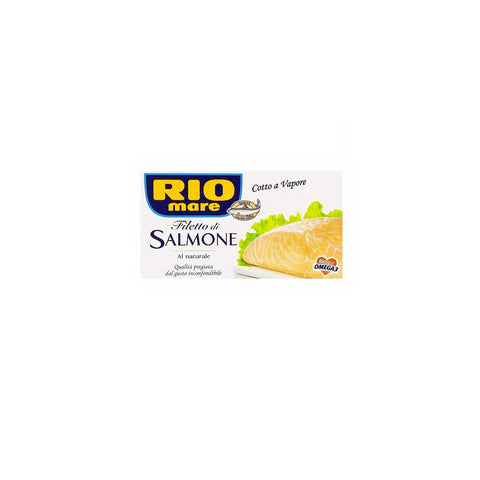 Rio Mare Filetto di Salmone al Naturale Filet de saumon cuit à la vapeur 150g