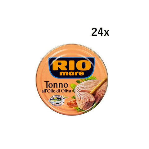 24x Rio Mare Tonno in Olio di Oliva Thon Italien à l'Huile d'Olive 80g