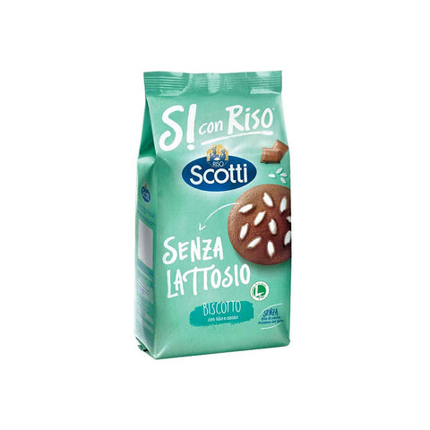 Riso Scotti Biscuits 350g Riso Scotti Biscotto Biscuits with Rice and Cocoa Lactose Free 350g 8001860210082