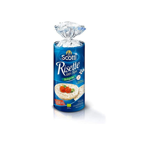 Riso Scotti Crackers 150g Riso Scotti Risette gallette di riso Organic Crackers Rice Cake Rice Cakes 150g