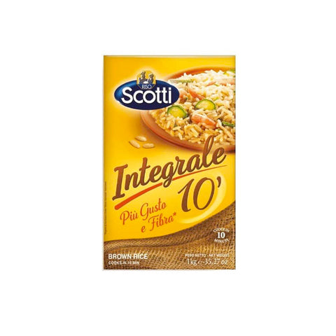 Riso Scotti Rice 1kg Riso Scotti Integrale italian Superfine Brown Rice 1Kg 8001860190513