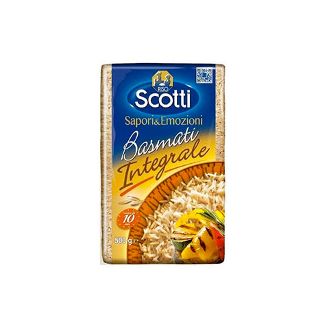 Riso Scotti Rice 500g Riso Scotti Basmati Integrale Italian Brown Rice 500g 8001860253232