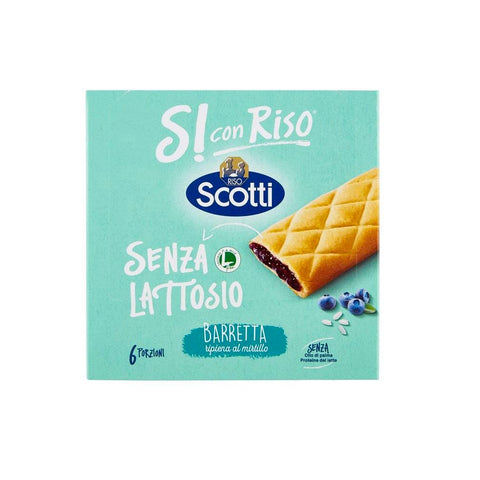 Riso Scotti Snack 162g Riso Scotti Barretta Blueberry Filled Rice bar 162g Lactose Free