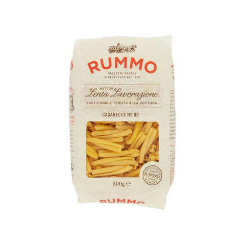 Rummo Casarecce N°88 Lenta Lavorazione Pâtes de Semoule de Blé Dur 500g Dessin Bronze