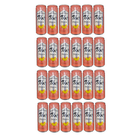 San Benedetto The 24x33cl San Benedetto Thè alla Pesca Italian peach iced tea 33cl 8001620012802