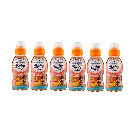 San Benedetto The 6x25cl San benedetto pesca baby decaffeinated iced tea peach PET 6x25cl 8001620004173