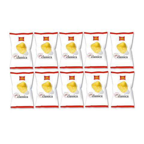 San Carlo Crisps 10x50g San Carlo Patatine Classica Salted Chips Potato Chips 2x50g 8003130129506