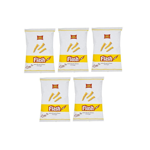 San Carlo Crisps 5x60g San Carlo Flash cheese chips 5x60g