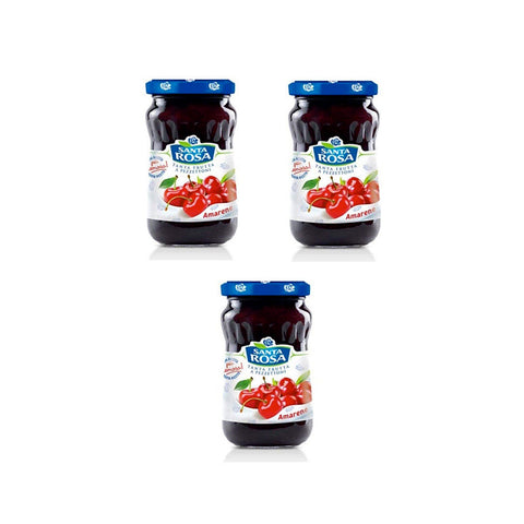 Santa Rosa Jam 3x350g Santa Rosa Amarene Italian sour cherry jam 350g 8000810101890