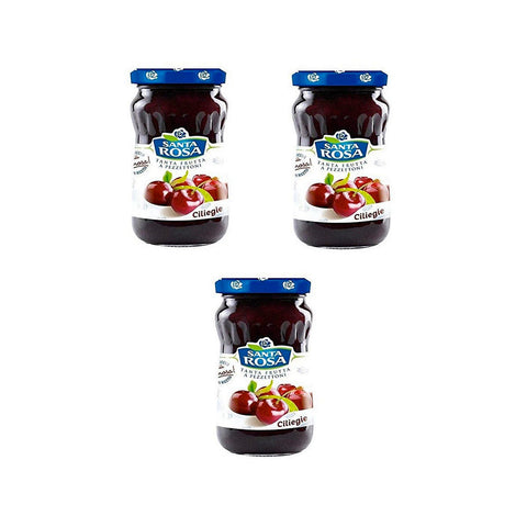 Santa Rosa Jam 3x350g Santa Rosa Ciliegie Italian cherry jam 350g 8000810101913