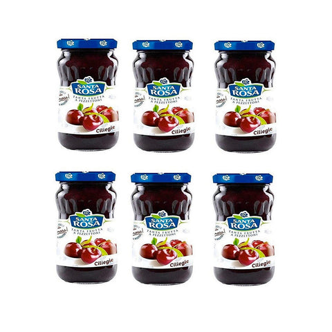 Santa Rosa Jam mega pack 6x350g Santa Rosa Ciliegie Italian cherry jam 350g 8000810101913