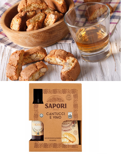 Sapori cantuccini toscani con Vin Santo gr.550  Cantuccini toscans au vin santo 550gr