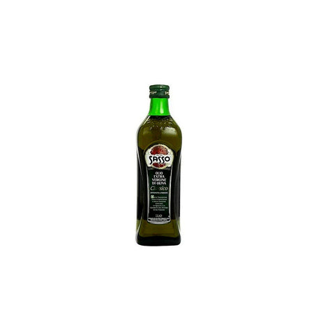 Sasso Oil 1 liter Sasso Olio di Oliva extra virgin Olive Oil (1L) glass 8000550506313