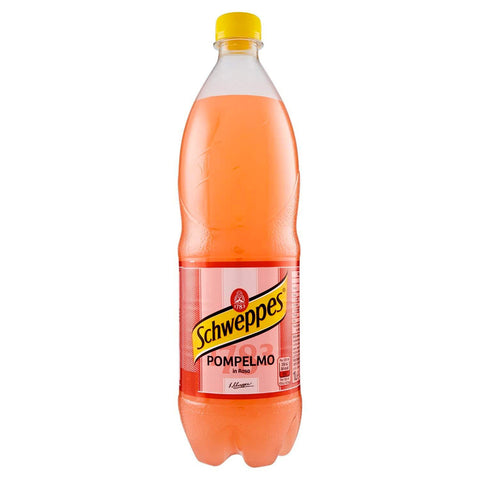 Boisson gazeuse au pamplemousse italien Schweppes Pompelmo Rosa PET 1 litre