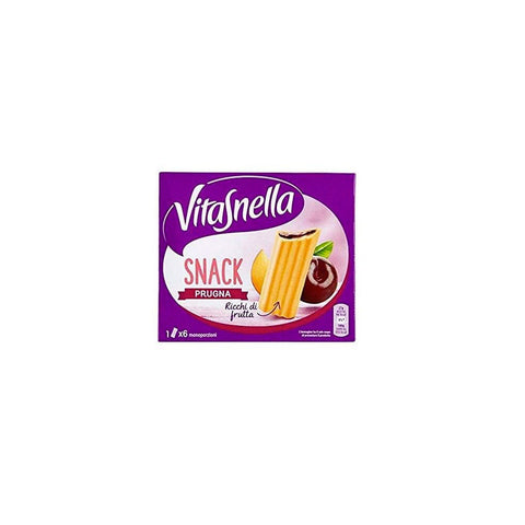 Vitasnella Céréales Snack Prugna Prune Biscuits 162g