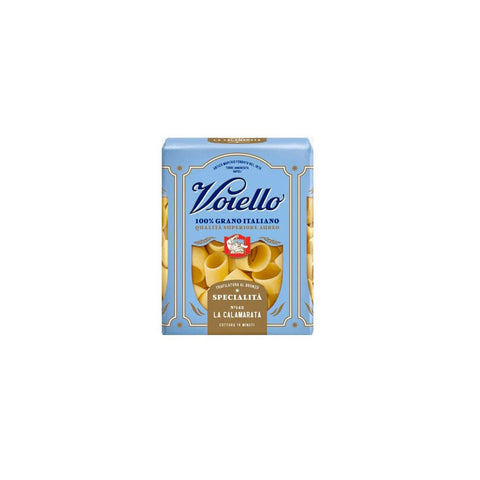 Voiello Specialità La Calamarata n°142 Pâtes de Semoule de Blé Dur 100% Blé Italien 500g Dessin Bronze